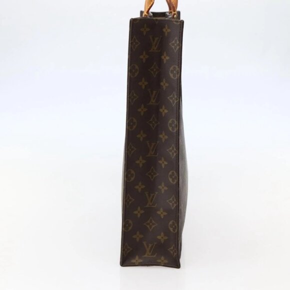 LOUIS VUITTON Monogram Sac Plat Hand Bag M51140 LV Auth 144010 - Picture 4 of 16